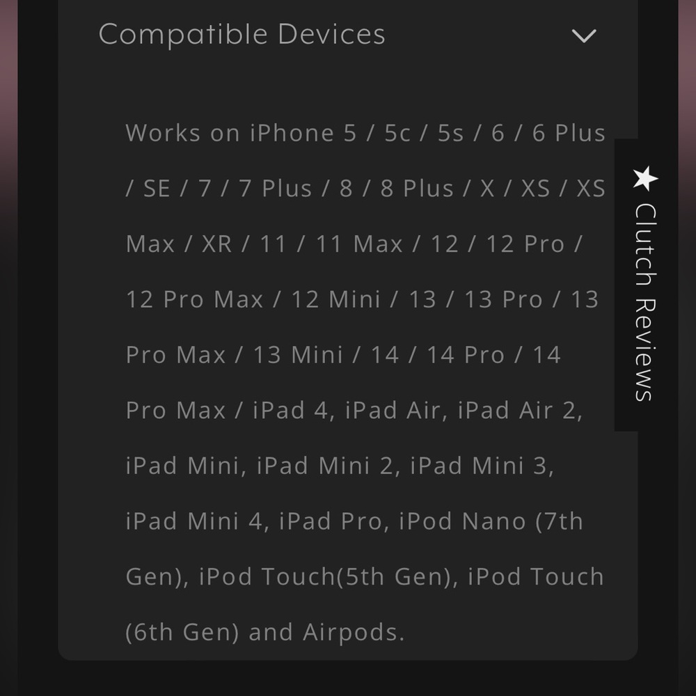 Clutch Charger White